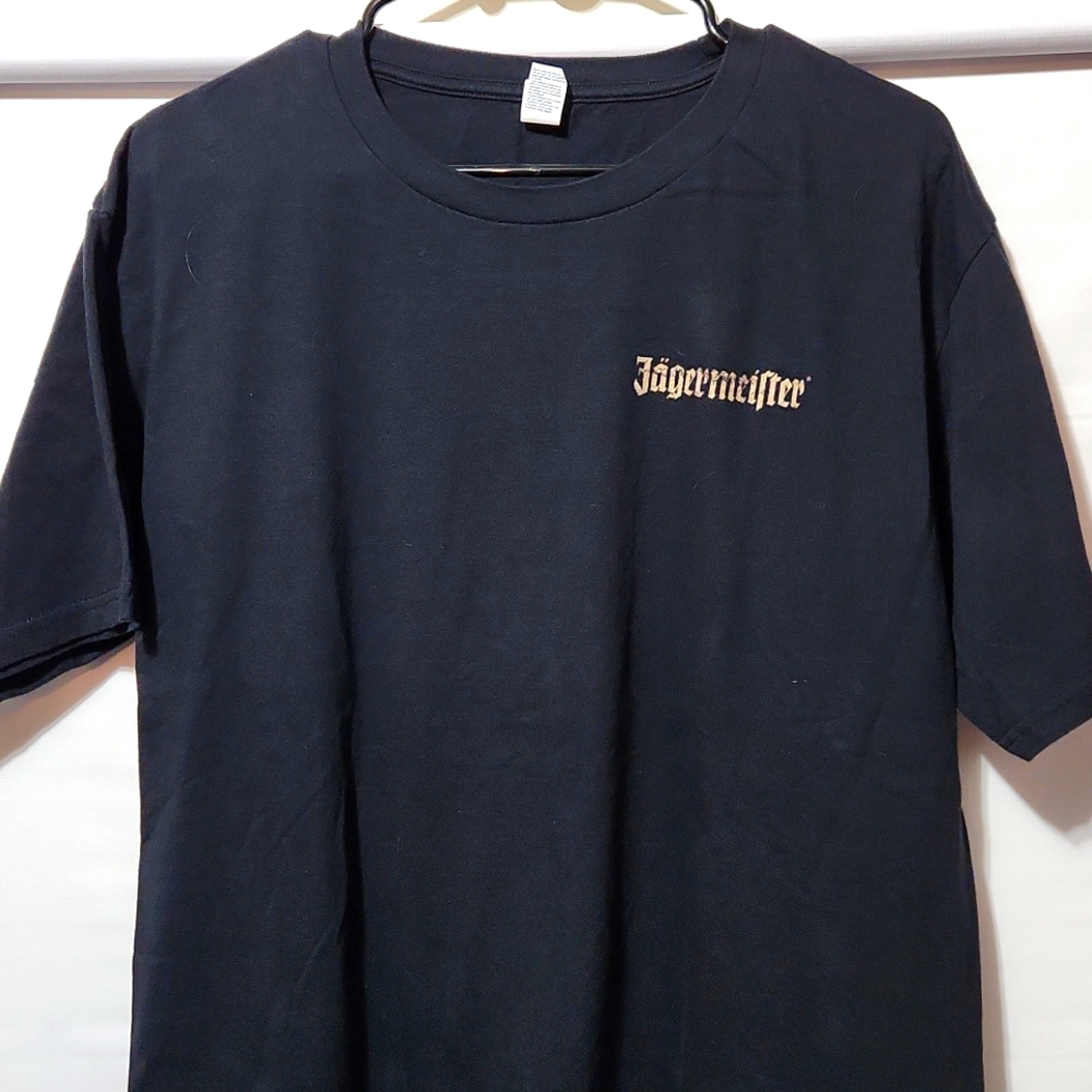 Jagermeister black T-Shirt Men's Size Large E10